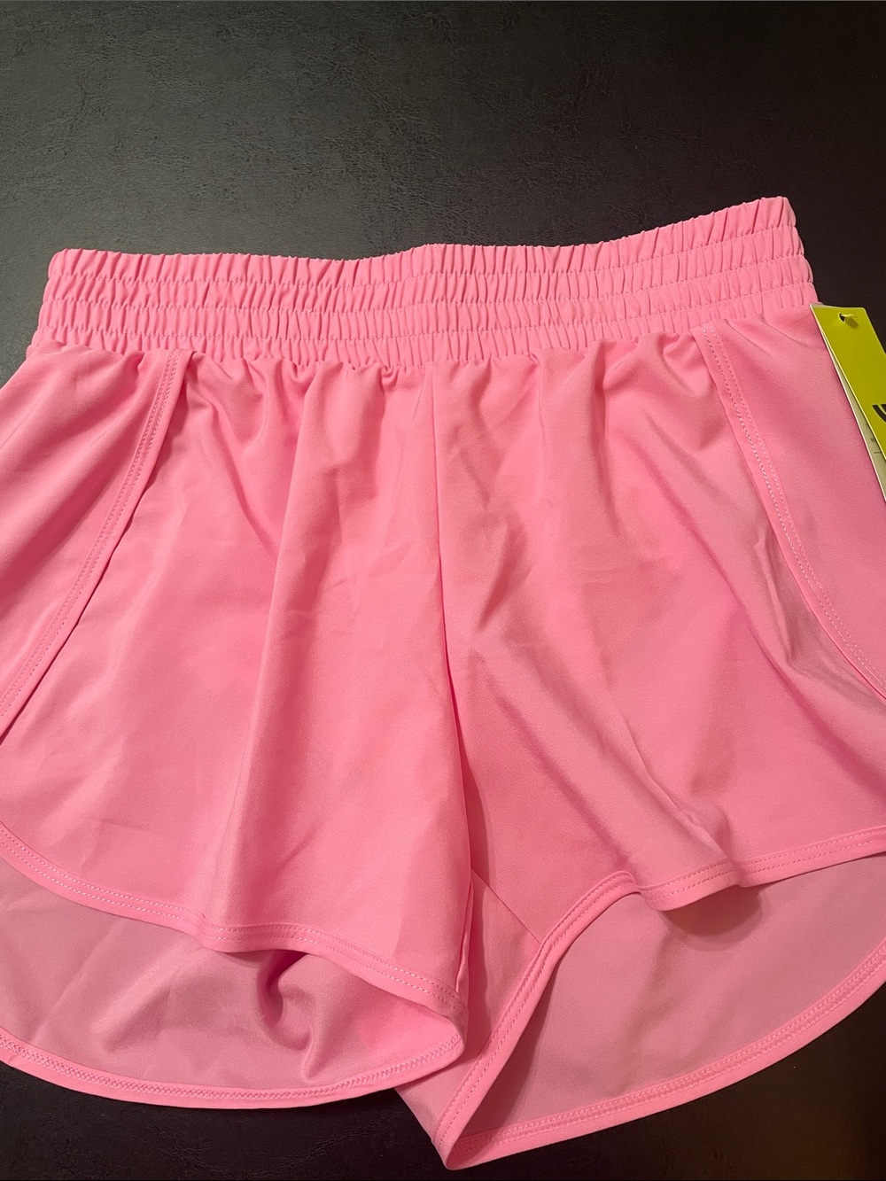 All in Motion Girls Sz. XLG 14 Athletic Pink Shorts w Elastic Waistband NWT